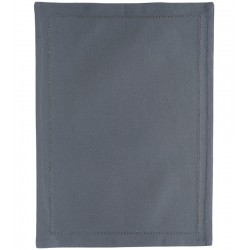 Lugar Americano 45x33cm Algodao Cinza Escuro